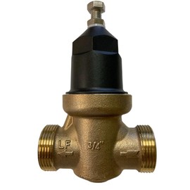 Water Pressure Reducing Valve Double Union Brass Stainless Steel Strainer Threaded (1 1/4)