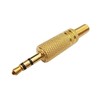 3.5mm Headphone Connector Welded Head Dual Channel Audio Speaker Plug