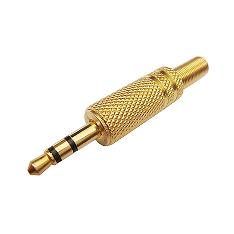 3.5mm Headphone Connector Welded Head Dual Channel Audio Speaker Plug