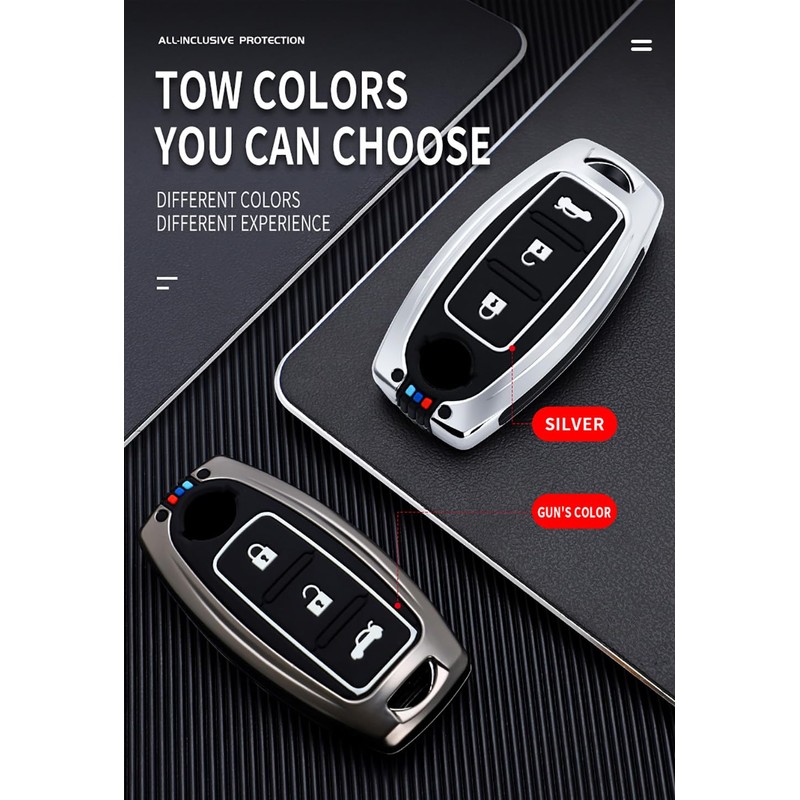 TECART Key Fob Case Protection Shell Accessories Fit for Nissan