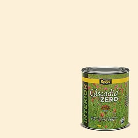 Rodda Paint CASCADIA ZERO Interior Flat Paint & Primer in One, Quart, Capetown Cream