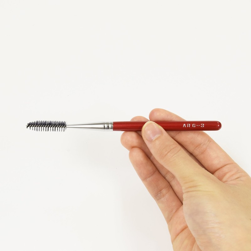 ARRS6-3 Rokkakukan Sakurado Eyebrow Screw Brush, Red Axis, Professional Specifications