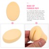 Beavorty 6pcs Oval Makeup Pads Foam Sponges for Face Beauty