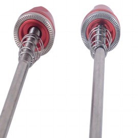 Quick Release, Bicycle Quick Release Front Wheel and Rear Hub Aluminium Alloy for Road Bike and Mountain Bike MTB (Red)