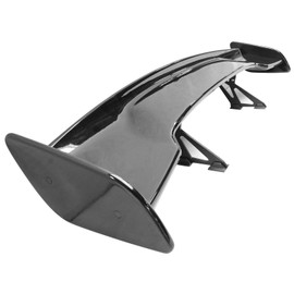 57 Inch GT Wing Spoiler Adjustable ABS Glossy Black Rear Trunk Spoiler Wing By IKON MOTORSPORTS
