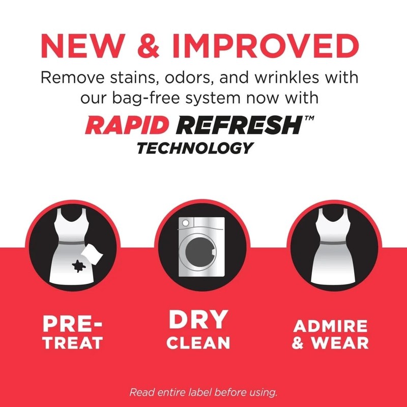 At Home Dry Cleaner Starter Kit with 6 Cleaning Cloths,