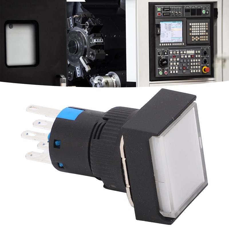 Button Switch Industrial Self Locking 5A Control Push Button Switch