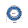 sourcing map 688-2RS Deep Groove Ball Bearing 8x16x5mm Double Sealed