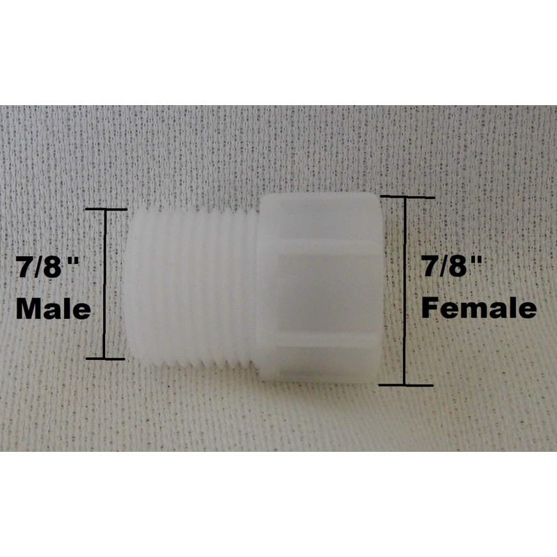 Toilet Fill Valve Pipe Screen Adapter 7/8 inch Male to
