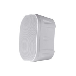 Monoprice 6.5-inch Weatherproof 2-Way Speakers - with Wall Mount Bracket, IP55 Ingress Protection Rating, Pair - White