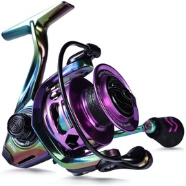 Sougayilang Fishing Reel, Colorful Ultralight Spinning Reels with Graphite Frame 6.0:1 High Speed, Over 39 lbs Carbon Drag for Saltwater or Freshwater Fishing- SC4000