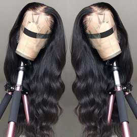 NewYou Body Wave Lace Front Wigs Human Hair Pre Plucked for Black Women 13x4 Frontal Wigs Human Hair Brazilian Glueless Wigs Human Hair 30 Inch