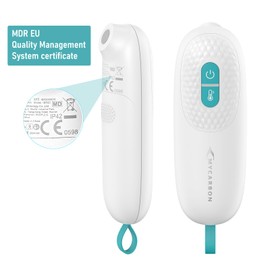 MYCARBON Insektenstichheiler, klein und handlich Mückenstich Hitzestift Behandlung Insektenstichen von Juckreiz & Schmerz & Schwellungen, ohne chemische Stoffe Mückenstich Elektro Stichheiler, Weiß