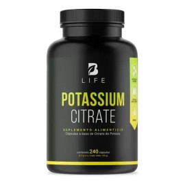 Citrato De Potasio De 240 Cápsulas B Life Sin Sabor                                                                                                   