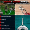 PRIOstahl Eye bolt with wood thread, eye bolt, eye bolt,