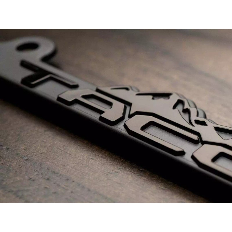 CCG 2 Tacoma Blackout license plate frame Fits Toyota Taco