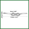 Motoforti 4 Inch Stainless Steel Flagpole Cleat Hook Boat Deck