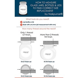 Nakpunar Canning Lids (Gold, 58TW)