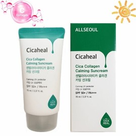 Cica Sun Cream Soothes sunburn for youth without leaving white clouds and sore eyes (WAB1005) / 시카 선크림 백탁 눈시림 끈적임 없는 썬 청소년 진정 (WAB1005)