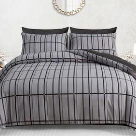 Pamposh Single Duvet Cover Set - Premium Brushed Microfiber Duvet Cover Single - Ultrasoft Reversible Single Duvet Set - Easy Care Lightweight Bedding Sets 2Pcs with Zipper Closure