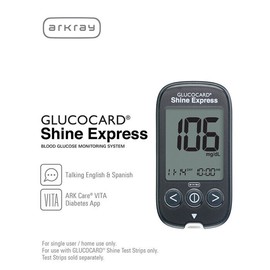 ON CONTAINER GLUCOCARD SHINE EXPRESS METER KIT   blood-glucose meter