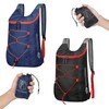 Feibmir 2 Pack Black Dark Blue 12L Lightweight Foldable Backpack,