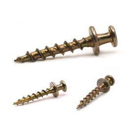 Bear Claw Screw Hanger Gold - 30lb Picture Hooks - 4-in-1 Hanging Screws for D-Rings, Sawtooth, Wire and Keyholes - Mounts in Drywall and Wood Studs 150 Pack