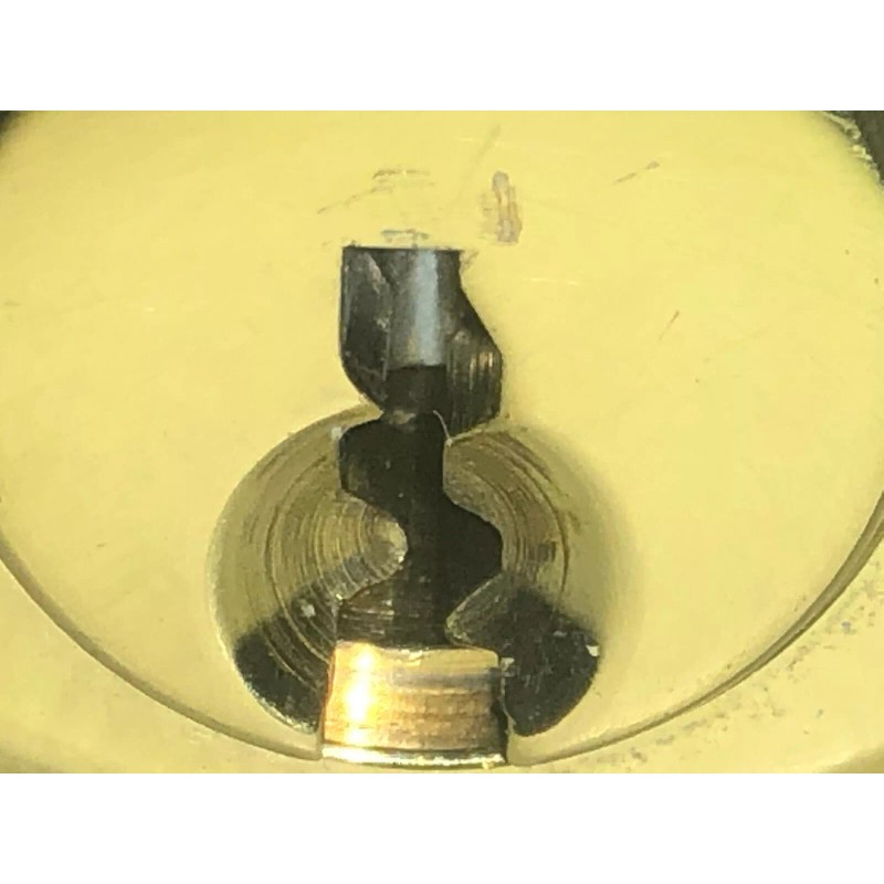 MEDECO HIGH SECURITY RIM CYLINDER PART # 10-0300N-02 BRASS IN