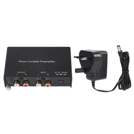 Dual channel Phono Preamplifier RCA Preamplifier Output Noise Cancelling Phono Preamp