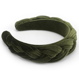 DRESHOW Velvet Braided Headband Women Hair Hoop Elastic Hair Bands Fashion Headbands for Women
