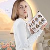 LEVLO Beagle Dog Cosmetic Makeup Bag Beagle Dog Lover Gift