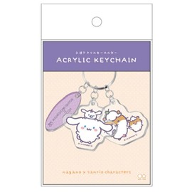 Sunstar Stationery S8344612 Nagano x Sanrio Characters Key Holder, 3 Layers Acrylic Key Holder, Cinnamoroll, Corokorokurilin