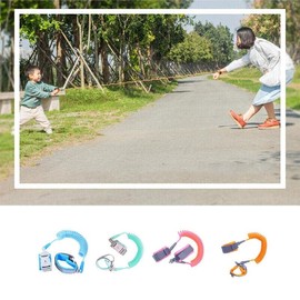 Anti Lost Wrist Link, Toddler Safety Leash Baby Toddler Kids Strap Wrist Leash Safety Walking Anti-Lost Harness Hand Belt 8.2 feet