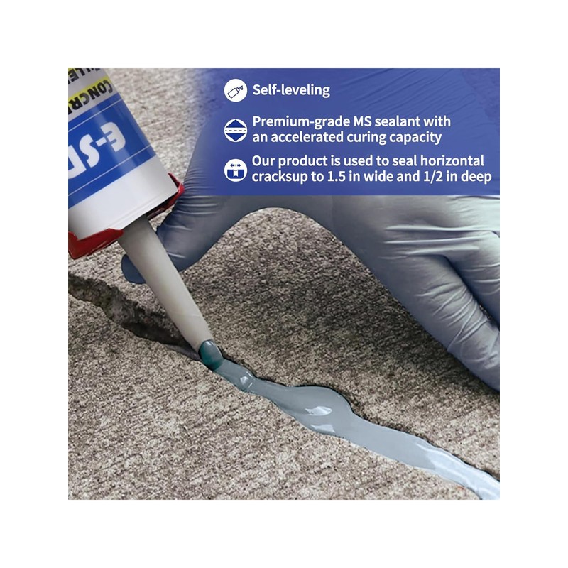 E-SDS Concrete Crack Filler Outdoor Waterproof Cement Crack Filler, Polyurethane