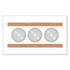 CafePress Circular Saw Blades Sticker Rectangle Bumper Sticker Car Decal