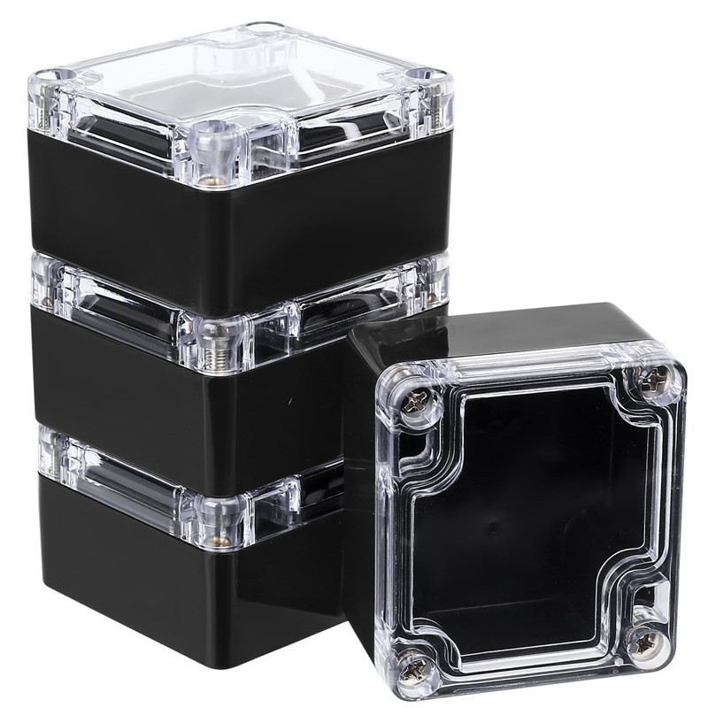 4 Pcs IP65 Waterproof Junction Box Outdoor, Electronics Project Box,