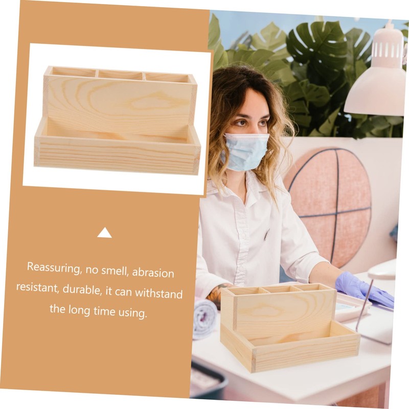 Mikinona Manicure Tool Storage Box Nail Art Brush Holder Nail