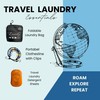 Travel Laundry Detergent Sheets - Includes Detergent Sheets, Foldable Laundry