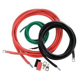 Cobra 10’ Cobra Cable Installation Kit for High Wattage Power Inverters - Compatible With 1500 Watt and 2500 Watt Output Power Inverters