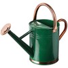 Gardman 8327 Hunter Green Galvanized Steel Watering Can with Copper
