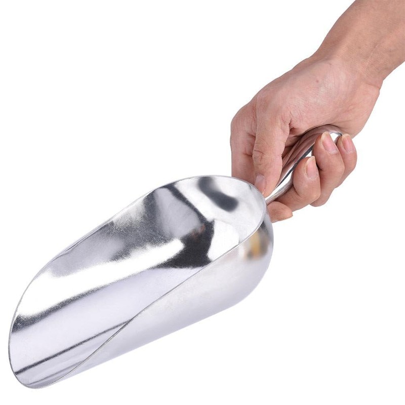 Multipurpose Scoops 1 Piece Aluminum Scoop Kitchen Shovel Metal Scoop