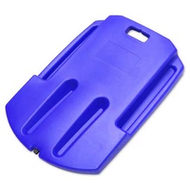 Beiruoyu CPR Rescue Lifesaver Board- EMS Medical First Aid Supplies Cardiac Board- Home Pool CPR Easy Patient Lifting Portable Lightweight Recessed Handle Lifesaver CPR Board (Blue)