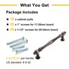 BEROSSA 10 Pack 6-1/4 Inch Oil Rubbed Bronze Cabinet Pulls