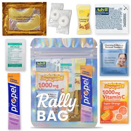 Hangover Kit (10 Pack) Pre-Filled Party Favors for Bachelorette Party Favors & Weddings – Party Recovery Bag, Bulk Hangover Favors for Girls Trips, Wedding Parties & 21st Birthdays | Rally Bag