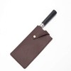 AJFHKJ Durable PU Leather Meat Cleaver Sheath, Heavy Duty Chef