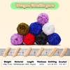 Trzzyan 3.5 oz/Skein Chenille Plush Velour Cozy Float Lines for