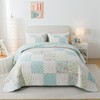 Soul & Lane Whispering Flowers Cotton Quilt Set - Twin