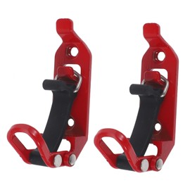 TEHAUX 2pcs Shovel Clamp Metal Mounting Bracket for Roof Rack Versatile Holder for Car Accessories Secure Fastening Design for Shovels Ladders and Walls