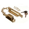 Door safety chain guard peep bolt locking EB with screws by DIRECT HARDWARE