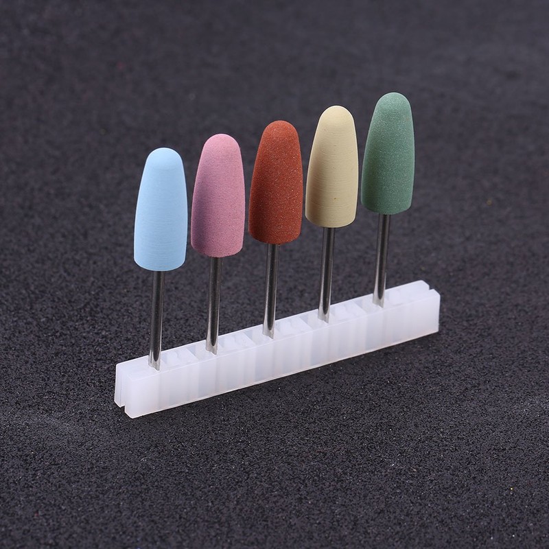 Nail Cutter Tips Ceramic Handpiece Tip Aspirator Drill Bit, Silicone